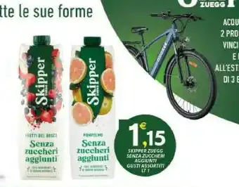 Vivo Supermercati Zuegg Skipper Pesca Senza Zuccheri Aggiunti 1000 G(ml) offerta