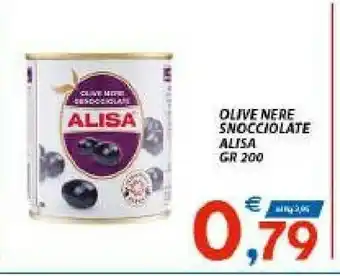 Vivo Supermercati Alisa Olive Nere Snocciolate offerta
