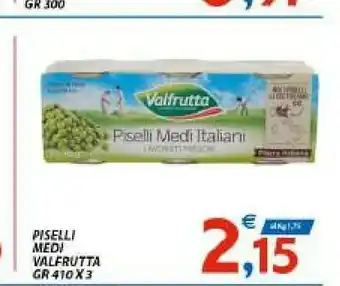 Vivo Supermercati Valfrutta Piselli Medi Di Giornata 410 G(ml) offerta