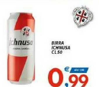 Vivo Supermercati Ichnusa Birra Non Filtrata 500 G(ml) offerta
