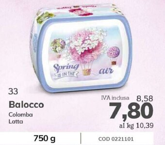 Balocco Colomba Latta 750 g