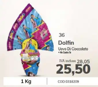 Carico Cash & Carry Dolfin Uovo di Cioccolato 1 kg offerta