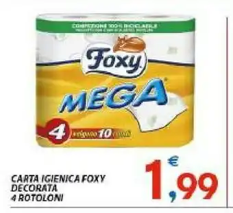 Vivo Supermercati Foxy Carta Igienica Decorata offerta