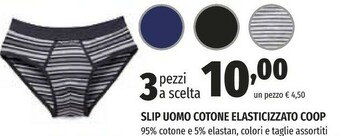 Coop Coop Slip Uomo Cotone Elasticizzato offerta