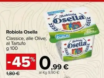 Carrefour Market Osella Robiola Con Tartufo offerta