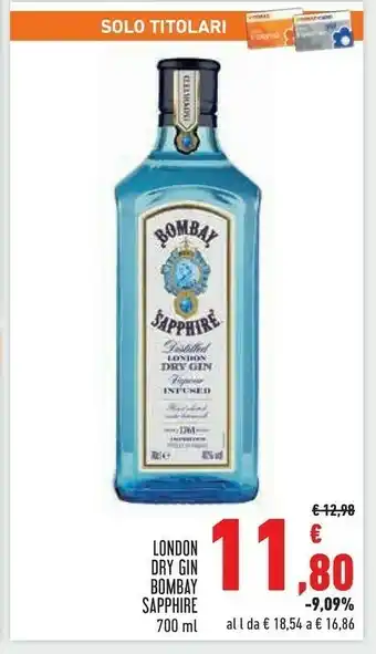 Conad Bombay Gin offerta