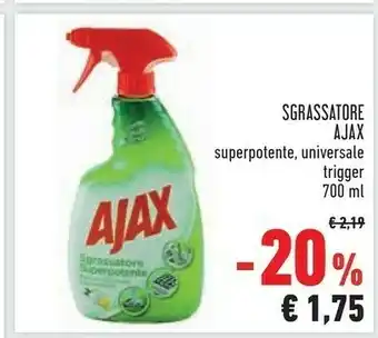 Conad Ajax Sgrassatore Universale Trigger offerta
