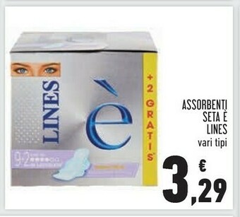 Conad Lines Assorbenti Seta offerta
