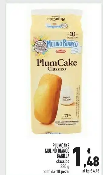 Conad Barilla Mulino Bianco Plum Cake offerta
