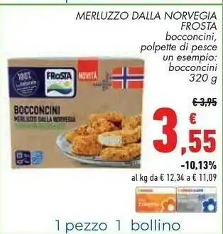 Conad Frosta Merluzzo Dalla Norvegia offerta