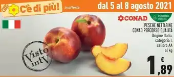 Conad City Conad Pesche Nettarine Percorso Qualita offerta
