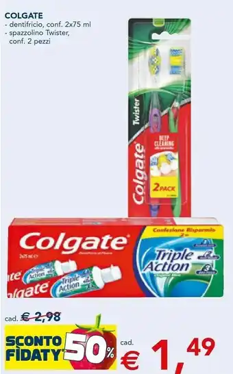 Esselunga Colgate Dentifricio offerta
