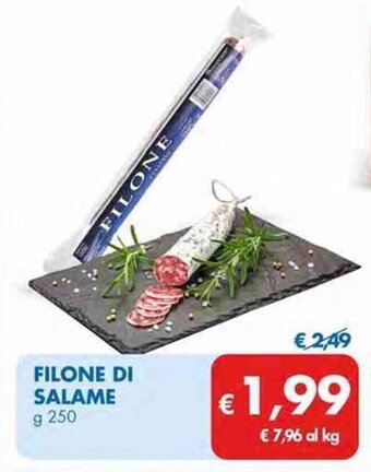 MD Discount Filone di Salame g 250 offerta