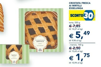Esselunga Crostata offerta