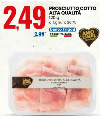 Eurospin Prosciutto Cotto Alta Qualità 120 g offerta