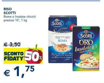 Esselunga Riso Scotti - Riso Superfino Roma 1000 G(ml) offerta
