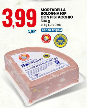 Mortadella Bologna IGP Con Pistacchio 500 g