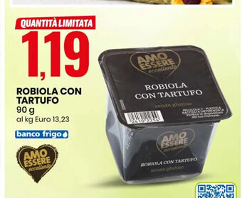 Eurospin Robiola Con Tartufo 90 g offerta