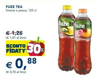 Fuze tea Limone Con Una Nota Di Lemongrass 1250 G(ml)