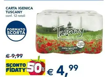 Esselunga Tuscany Carta Igenica offerta