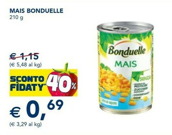 Esselunga Bonduelle Mais offerta