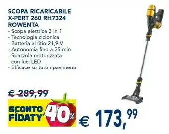 Esselunga Rowenta Scopa elettrica offerta