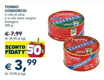 Esselunga Consorcio Tonno In Olio Di Oliva 200 G(ml) offerta