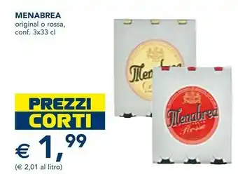 Esselunga Menabrea - Birra Original 990 G(ml) offerta