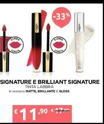 L'Oreal Paris Signature E Brilliant Tinta Labbra