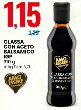 Glassa Con Aceto Balsamico IGP 310 g