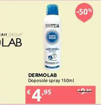 Ipersoap Dermolab Doposole Spray 150 Ml offerta