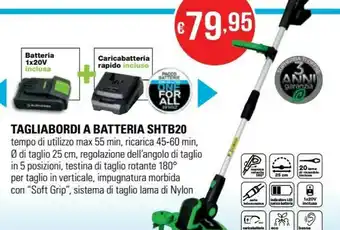 Tagliabordi A Batteria Shtb20