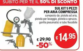 Sul Kit 5 Pezzi Per Aria Compressa