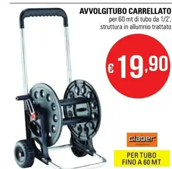 Claber Avvolgitubo Carrellato