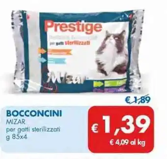 MD Discount Mizar Bocconcini per gatti sterilizzati g 85x4 offerta