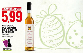 Eurospin Vin Santo Del Chianti Doc Occhio Di Pernice 500 ml offerta