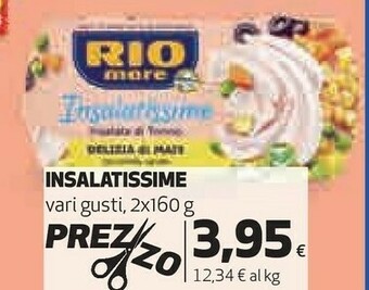Coop Rio Mare Insalatissime Mais E Tonno 160 G(ml) offerta