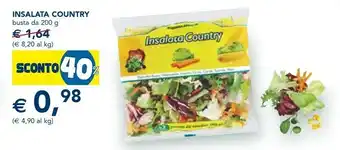 Esselunga Esselunga - Insalata Country Radicchio Rosso, Valerianella, Insalata Riccia, Carote, Scarola, Mais 200 G(ml) offerta