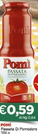 Crai Pomì Passata Di Pomodoro 700 G(ml) offerta