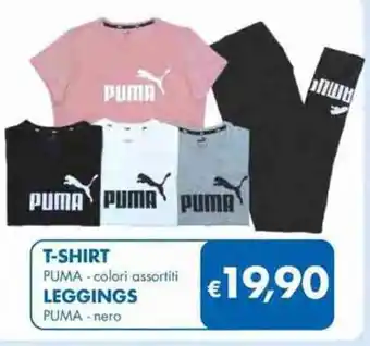 MD Discount Puma T-shirt / Puma Leggings offerta