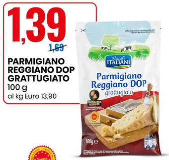 Eurospin Parmigiano Reggiano DOP Grattugiato 100 g offerta
