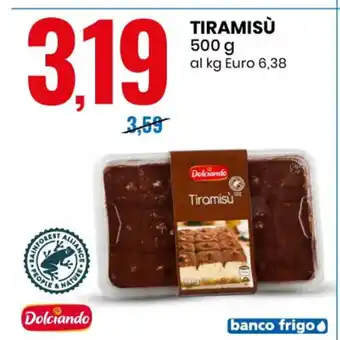 Eurospin Tiramisù 500 g offerta