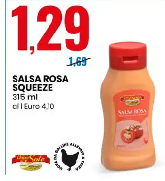 Eurospin Salsa Rosa Squeeze 315 ml offerta