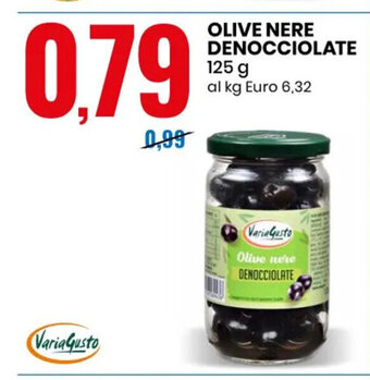 Eurospin Olive Nere Denocciolate 125 g offerta