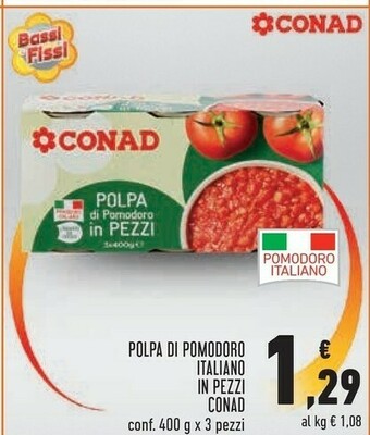 Conad Conad Polpa Di Pomodoro offerta