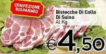Crai Bistecche Di Collo Di Suino offerta