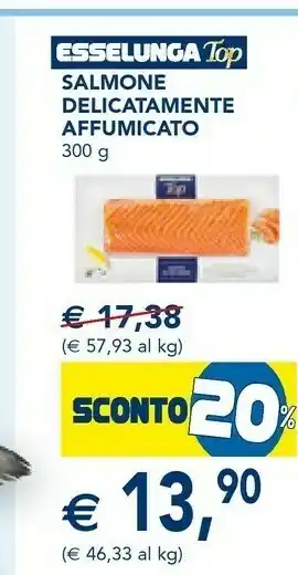 Esselunga Salmone affumicato offerta