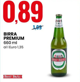 Eurospin best Brau Birra Premium 660 ml offerta