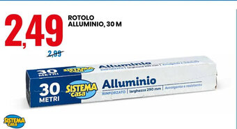 Rotolo Alluminio, 30 M