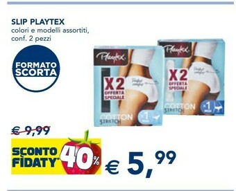 Esselunga Playtex Slip donna offerta
